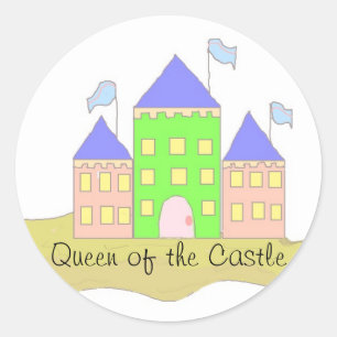 Sticker Rond Reine du Château