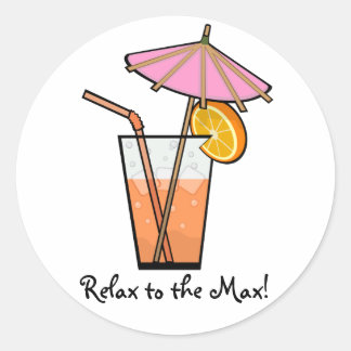 Sticker Rond Relax Au Max !