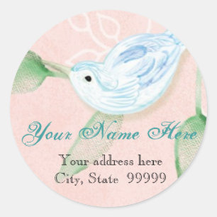 Sticker Rond Remous de n d'oiseaux contemporains ',