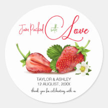 Rempli d'amour Fraise | Mariage