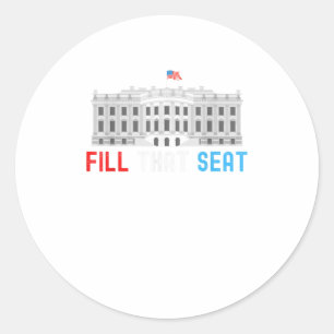 Sticker Rond Remplir Ce Siège Élection Vote Politique