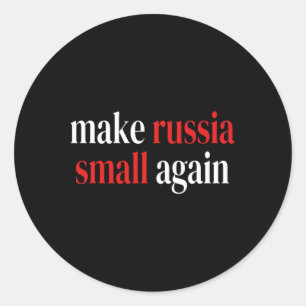 Sticker Rond Rendez à la Russie sa petite taille encore Gloire