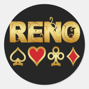 STICKER ROND RENO