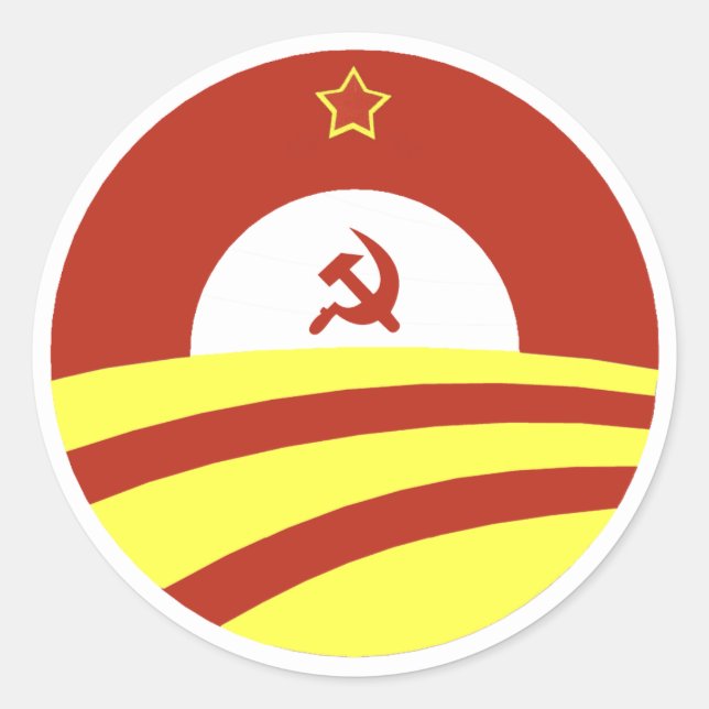 Sticker Rond Répandre La Richesse (Devant)