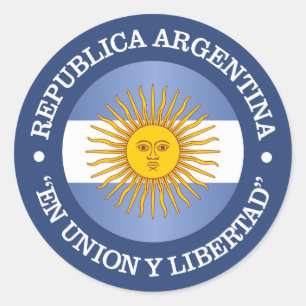 Sticker Rond République argentine