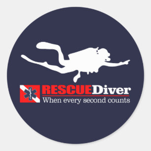 Sticker Rond RESCUEDiver
