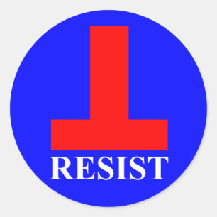 Sticker Rond Résister