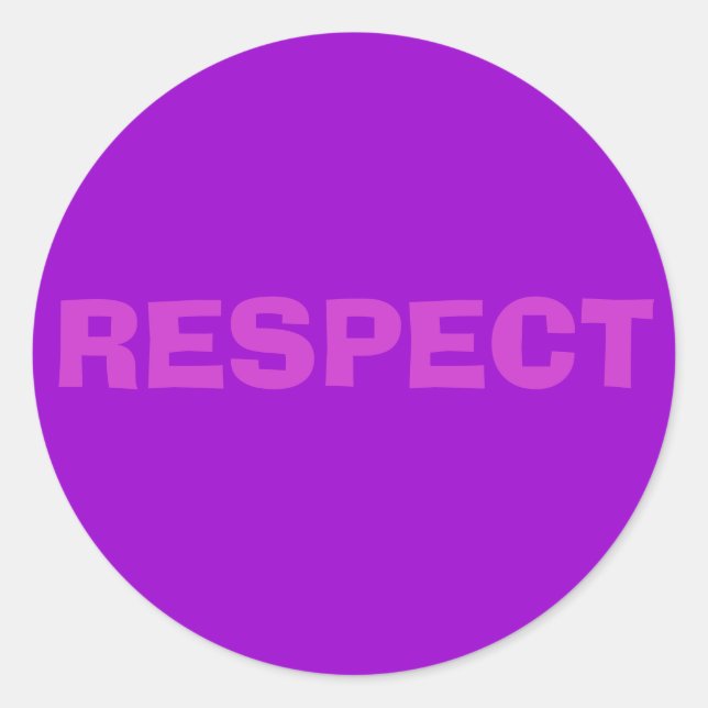 STICKER ROND RESPECTER (Devant)