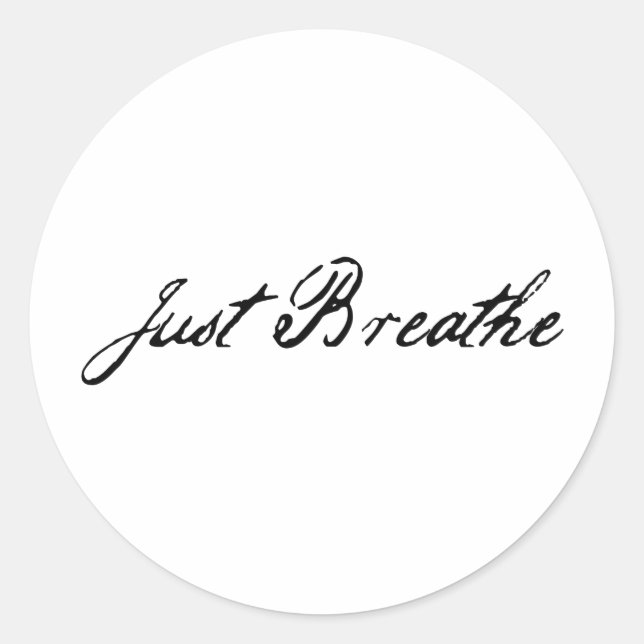 Sticker Rond respire (Devant)