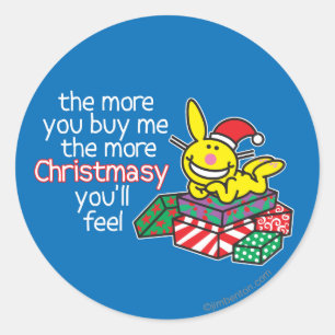 Sticker Rond Ressentez Christmasy