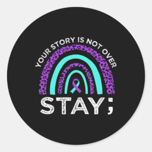 Sticker Rond Restez Votre Histoire N'Est Pas Sur La Prévention