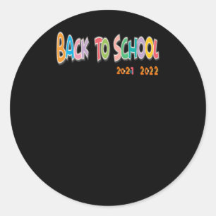Sticker Rond Retour À L'École 15