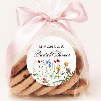 Sticker Rond Retour de mariage champêtre minimaliste