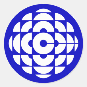 Sticker Rond Rétro 1986-1992 - Blanc