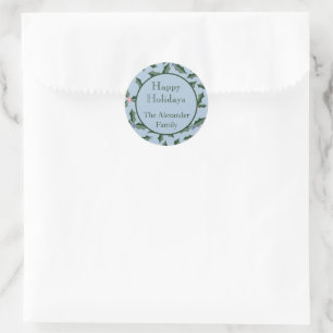 Sticker Rond Retro Holly