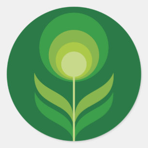 Sticker Rond retrolove27