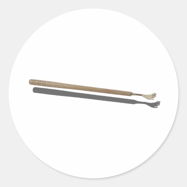 Sticker Rond RétrospectifBois022111 (Devant)