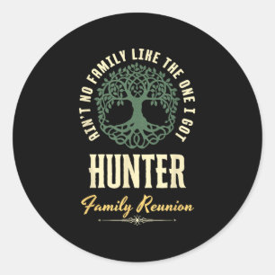 Sticker Rond Retrouvailles familiales 2025 Conception de jumela