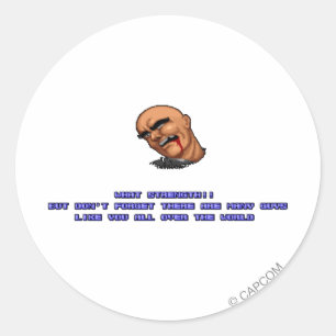 Sticker Rond Retsu KO'ed