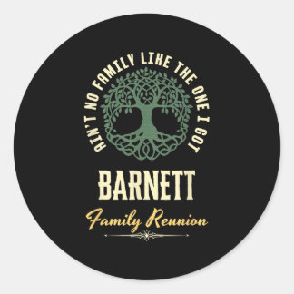Sticker Rond Reunion familiale 2025 Conception correspondante -