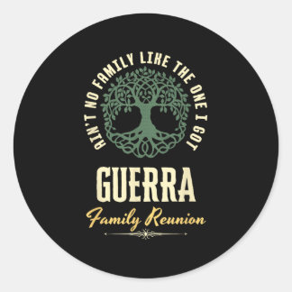 Sticker Rond Reunion familiale 2025 Conception de jumelage - Gu