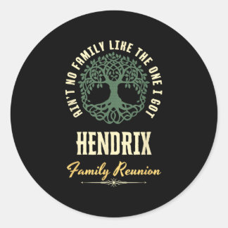 Sticker Rond Reunion familiale 2025 Conception de jumelage - He