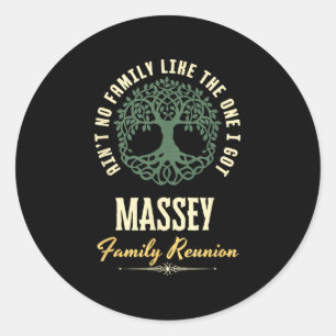 Sticker Rond Reunion familiale 2025 Conception de jumelage - Me