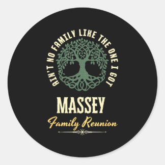 Sticker Rond Reunion familiale 2025 Conception de jumelage - Me