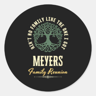 Sticker Rond Reunion familiale 2025 Conception de jumelage - Me