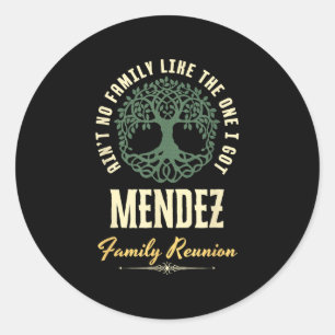 Sticker Rond Reunion familiale 2025 Conception de jumelage - Me