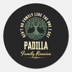 Sticker Rond Reunion familiale 2025 Conception de jumelage - Pa