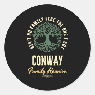 Sticker Rond Reunion familiale 2025 - Conway