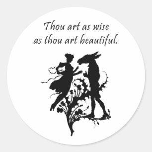 Sticker Rond Rêve de milieu de l'été