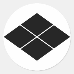Sticker Rond Rhombus Takeda