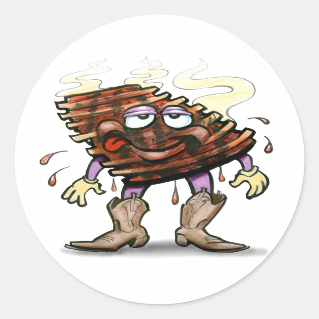 Sticker Rond Ribs (Devant)