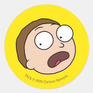 Sticker Rond RICK ET MORTY™ Morty's Moods
