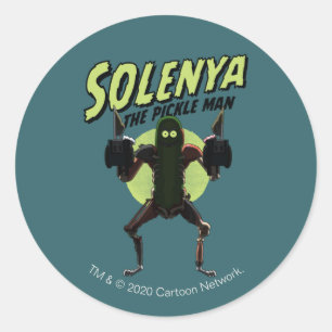 Sticker Rond RICK ET MORTY™  Solenya - L'homme aux chicots