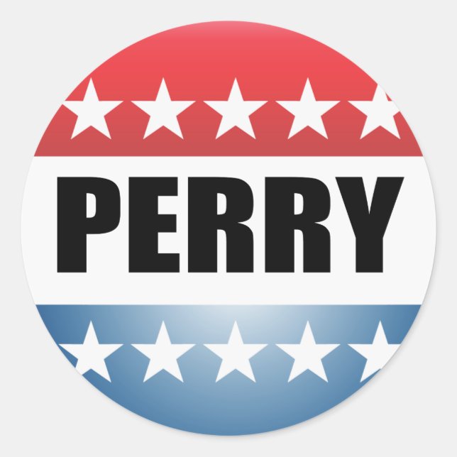 STICKER ROND RICK PERRY (Devant)
