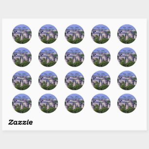 Sticker Rond Riga, Lettonie