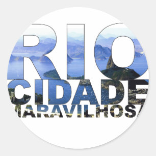 Sticker Rond Rio de Janeiro
