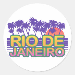 Sticker Rond Rio De Janeiro