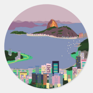 Sticker Rond Rio de Janeiro -BRÉSIL