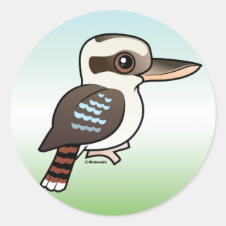Sticker Rond Rire Kookaburra