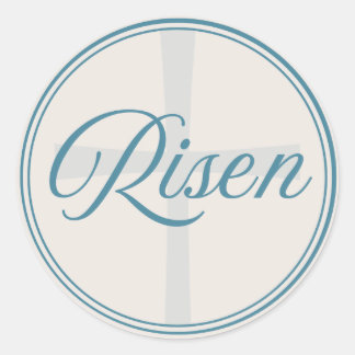 Sticker Rond Risen Cross - Flush Seal Large