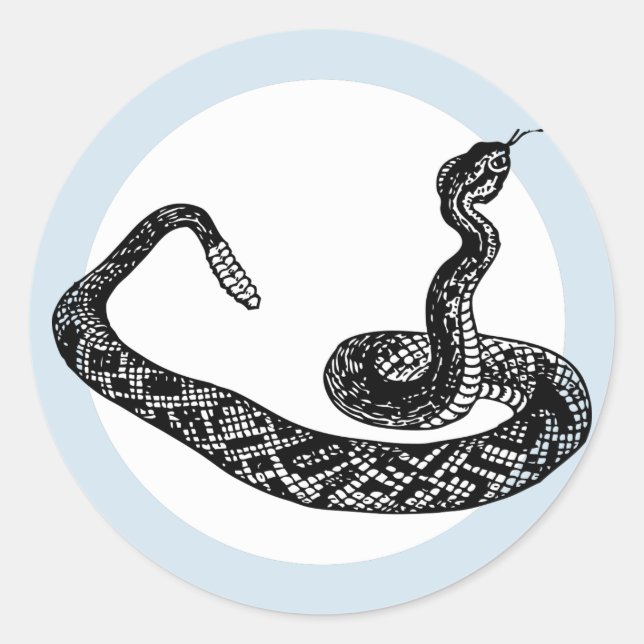 Sticker Rond rnake (Devant)