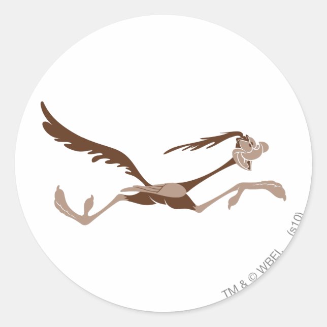 Sticker Rond ROAD RUNNER™ exécuté (Devant)