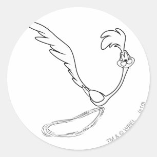 Sticker Rond ROAD RUNNER™ Running