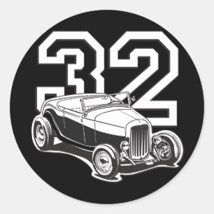 Sticker Rond Roadster 32