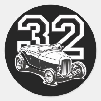 Sticker Rond Roadster 32
