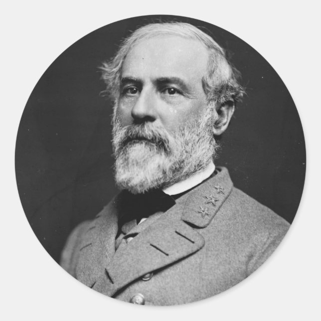 STICKER ROND ROBERT E. LEE (Devant)